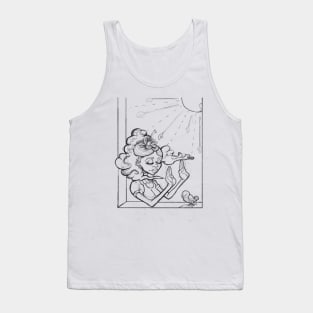 Head in the Clouds (Dark Lineart) Tank Top